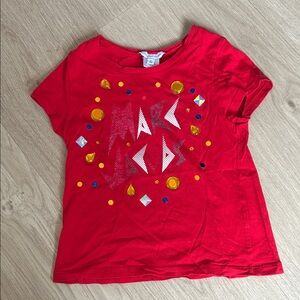 Little Marc Jacobs Red Graphic Tee